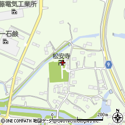 松安寺周辺の地図