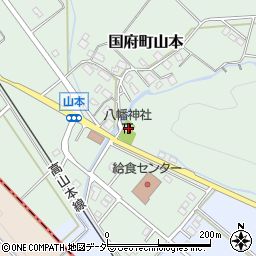 岐阜県高山市国府町山本1275周辺の地図
