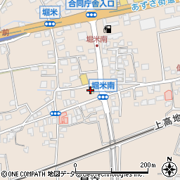 ファミリーマート松本堀米店周辺の地図