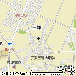 長野県佐久市三塚183周辺の地図