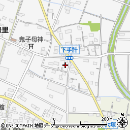 埼玉県深谷市下手計281周辺の地図