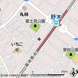 明光義塾野木教室周辺の地図