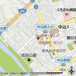 近藤時計眼鏡店周辺の地図