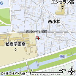 長野県松本市里山辺西小松4302周辺の地図