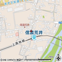長野県松本市島立210周辺の地図