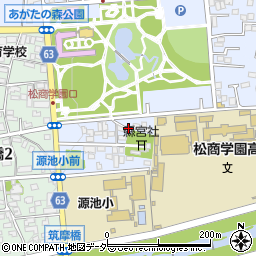 長野県松本市県3丁目周辺の地図