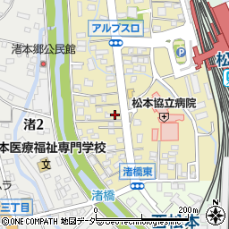 長野県松本市巾上11-6周辺の地図