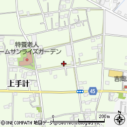 埼玉県深谷市上手計74周辺の地図