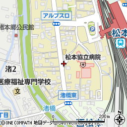 長野県松本市巾上10-6周辺の地図