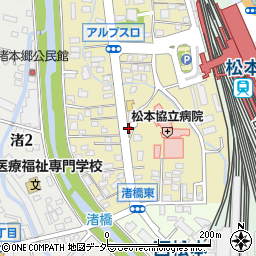 松本協立ホームヘルパーステーション周辺の地図