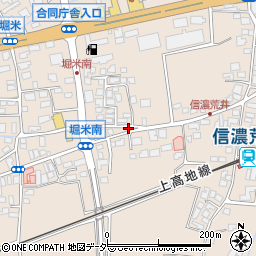 長野県松本市島立197周辺の地図