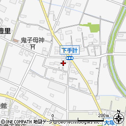 埼玉県深谷市下手計279周辺の地図