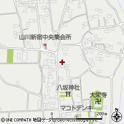 茨城県結城市山川新宿387周辺の地図