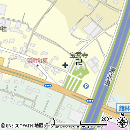 群馬県館林市羽附町566周辺の地図