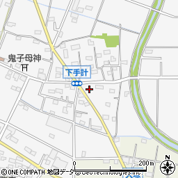 埼玉県深谷市下手計284周辺の地図