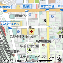 本間川魚店井上デパート店周辺の地図