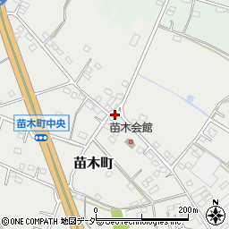 群馬県館林市苗木町1719-2周辺の地図