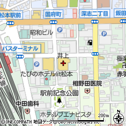 ミキハウス井上百貨店本店周辺の地図