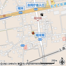 ミスタータイヤマン松本インター店周辺の地図