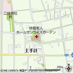 埼玉県深谷市上手計317周辺の地図