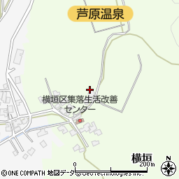 福井県あわら市横垣周辺の地図