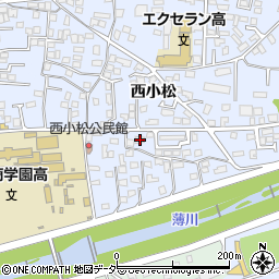 長野県松本市里山辺西小松4284-11周辺の地図