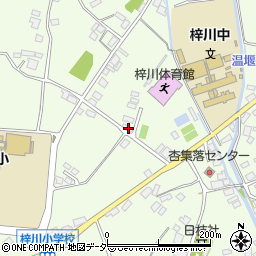 長野県松本市梓川梓825-2周辺の地図