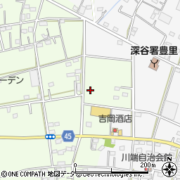 埼玉県深谷市上手計52周辺の地図