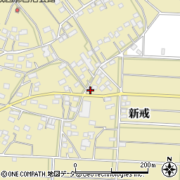 埼玉県深谷市新戒1360周辺の地図