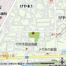 埼玉県本庄市けや木周辺の地図