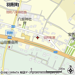 群馬県館林市羽附町648周辺の地図