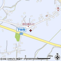 茨城県石岡市下林722周辺の地図