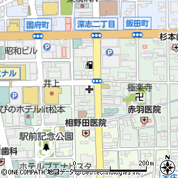 松本信用金庫本町支店周辺の地図