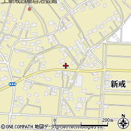 埼玉県深谷市新戒1250周辺の地図