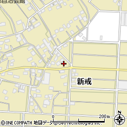 埼玉県深谷市新戒1358周辺の地図