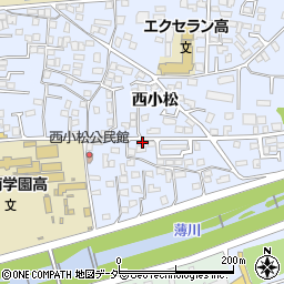 長野県松本市里山辺西小松4284周辺の地図