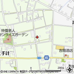 埼玉県深谷市上手計59周辺の地図