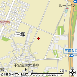 長野県佐久市三塚周辺の地図
