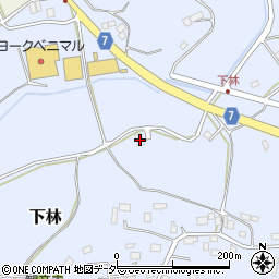 茨城県石岡市下林361周辺の地図