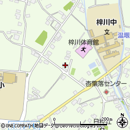 長野県松本市梓川梓825-1周辺の地図