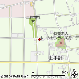 埼玉県深谷市上手計302周辺の地図
