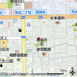 壺屋 松本店周辺の地図