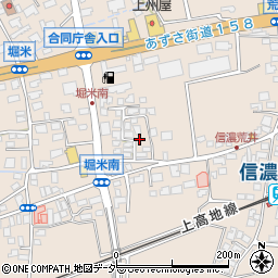 長野県松本市島立268周辺の地図