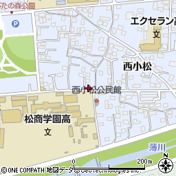 長野県松本市里山辺西小松4280周辺の地図