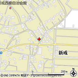 埼玉県深谷市新戒1362周辺の地図