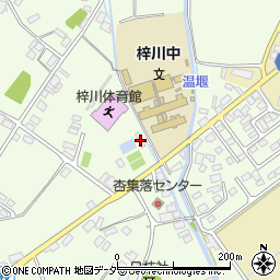 長野県松本市梓川梓815周辺の地図