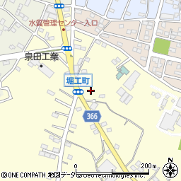 群馬県館林市堀工町833周辺の地図