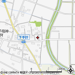 埼玉県深谷市下手計266周辺の地図