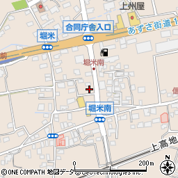 長野県松本市島立（堀米）周辺の地図