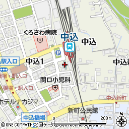 ビジネスホテル佐久イン清水屋旅館周辺の地図